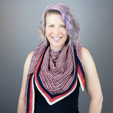 Load image into Gallery viewer, Cormo Shawlette Knitting Kit | Elemental Affects Cormo & Knitting Pattern (#341)