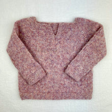 Load image into Gallery viewer, Easiest Baby Sweater Ever (Cashmere 16 version) Knitting Kit | Lana Grossa Cashmere 16 Fine & Knitting Pattern (#320C)