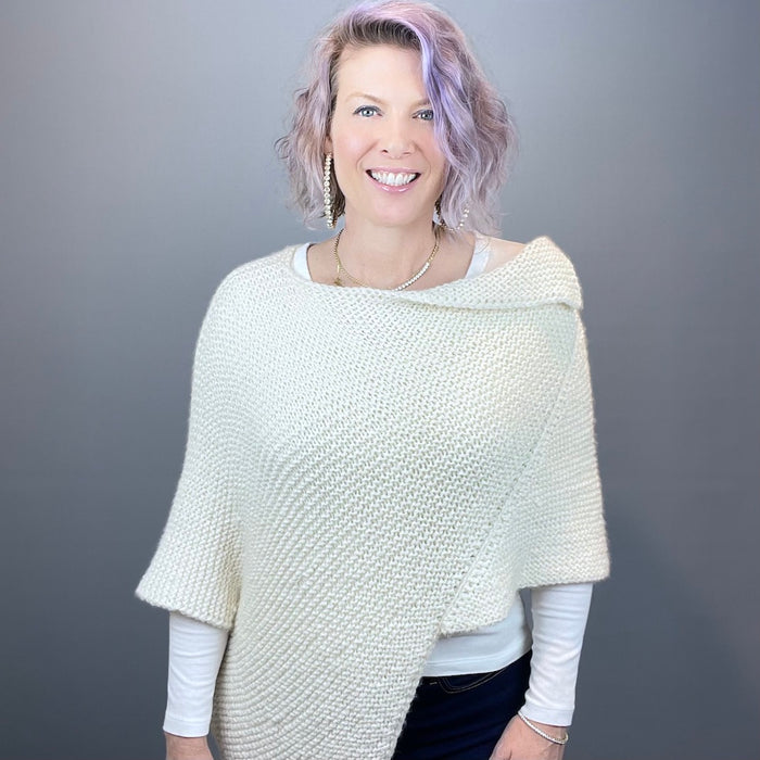 L'Enveloppe (Viento version) Knitting Kit | Plymouth Viento