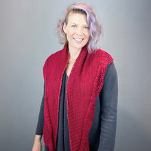 Load image into Gallery viewer, Artyarns 400 Yard Shawl Knitting Kit | Artyarns Merino Cloud, Beaded Mohair and Sequins & Knitting Pattern