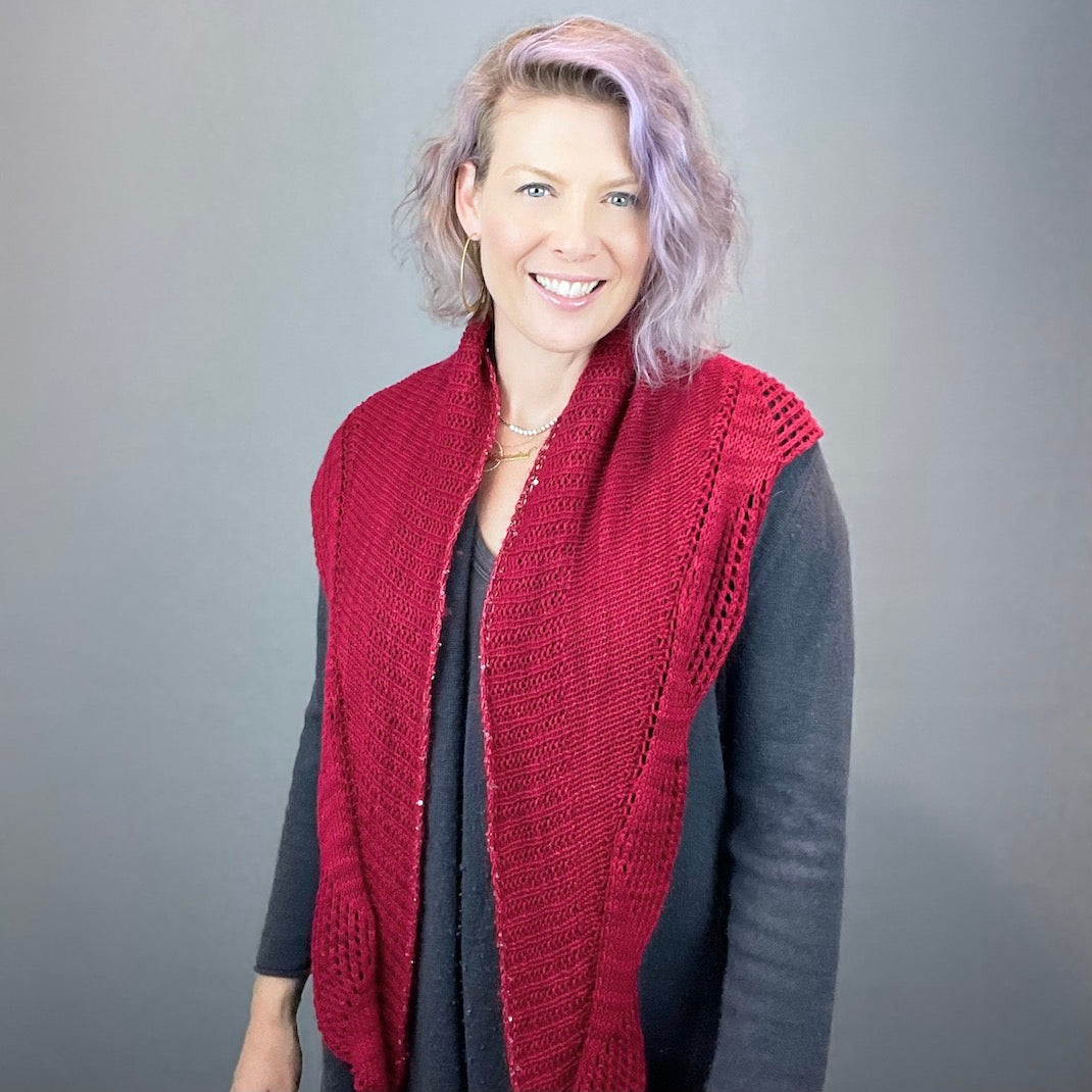 Artyarns 400 Yard Shawl Knitting Kit Artyarns Merino Cloud, Beaded M