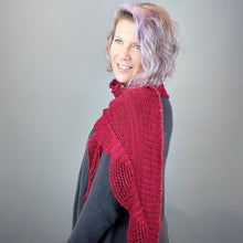 Load image into Gallery viewer, Artyarns 400 Yard Shawl Knitting Kit | Artyarns Merino Cloud, Beaded Mohair and Sequins & Knitting Pattern