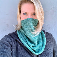 Load image into Gallery viewer, Luxury Gaiter Cowl (Pashmina version) Knitting Kit | Madelinetosh Pashmina &amp; Knitting Pattern (#371)
