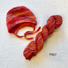 Load image into Gallery viewer, Baby and Preemie Bonnet Knitting Kit | Koigu Premium Merino & Knitting Pattern (#315)