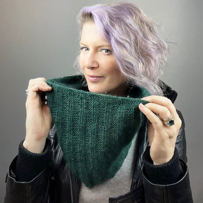 Cashgora Cowl Knitting Kit | Cashgora & Knitting Pattern (#326)