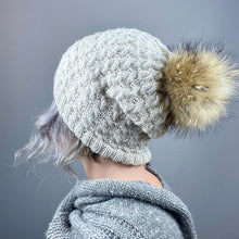 Load image into Gallery viewer, Henie&#39;s Cabled Hat Knitting Kit | Smooshy with Cashmere &amp; Knitting Pattern (#331)
