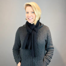 Load image into Gallery viewer, Jade Sapphire Cashmere Scarf Knitting Kit | Jade Sapphire 8 Ply Mongolian Cashmere & Knitting Pattern