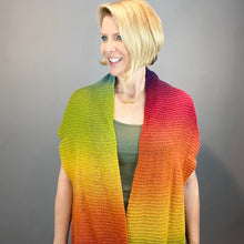 Load image into Gallery viewer, Kauni Effektgarn Garter Stitch Scarf Knitting Kit | Kauni Effektgarn & Knitting Pattern (#245)