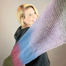 Load image into Gallery viewer, Kauni Effektgarn Garter Stitch Scarf Knitting Kit | Kauni Effektgarn &amp; Knitting Pattern (#245)
