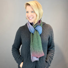 Load image into Gallery viewer, Kauni Effektgarn Garter Stitch Scarf Knitting Kit | Kauni Effektgarn & Knitting Pattern (#245)