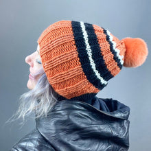 Load image into Gallery viewer, Game Day Striped Hat Knitting Kit | Cascade 128 Superwash & Knitting Pattern (#281)