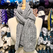 Load image into Gallery viewer, Double Broken Rib Scarf (DK version) Knitting Kit | Queensland Kathmandu DK &amp; Knitting Pattern (#003B)
