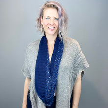 Load image into Gallery viewer, Artyarns Ensemble & Merino Cloud Ribbed Cowl Knitting Kit | Artyarns Ensemble, Merino Cloud, & Knitting Pattern (#296A)