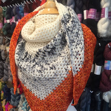 Load image into Gallery viewer, The Augusta Shawl Crochet Kit | Dream in Color Smooshy with Cashmere