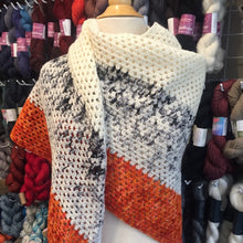Load image into Gallery viewer, The Augusta Shawl Crochet Kit | Dream in Color Smooshy with Cashmere