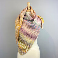 Load image into Gallery viewer, Inclinations Shawl Knitting Kit | Feederbrook Farm Entropy Superwash Merino DK