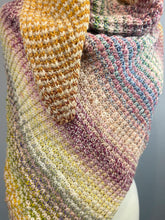 Load image into Gallery viewer, Inclinations Shawl Knitting Kit | Feederbrook Farm Entropy Superwash Merino DK