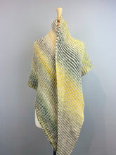 Load image into Gallery viewer, Inclinations Shawl Knitting Kit | Feederbrook Farm Entropy Superwash Merino DK
