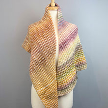 Load image into Gallery viewer, Inclinations Shawl Knitting Kit | Feederbrook Farm Entropy Superwash Merino DK