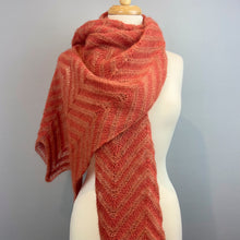 Load image into Gallery viewer, Chevron Cloud Wrap Knitting Kit | Queensland Llama Lace & Rowan Kidsilk Haze