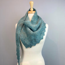 Load image into Gallery viewer, Hitchhiker Knitting Kit | Madelinetosh Pashmina & Rowan Kidsilk Haze (#412)