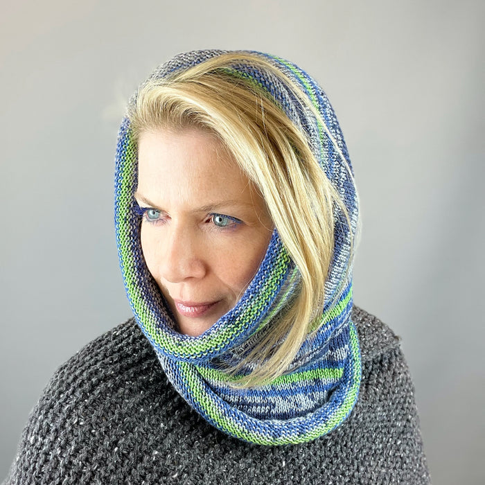 Heritage Print Cowl Knitting Kit | Cascade Heritage Prints & Knitting Pattern (#373)