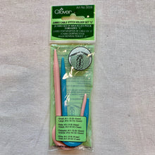 Load image into Gallery viewer, Clover Jumbo U-Shaped Cable Stitch Holders