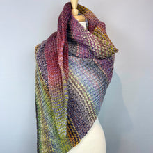 Load image into Gallery viewer, Inclinations Shawl Knitting Kit | Feederbrook Farm Entropy Superwash Merino DK