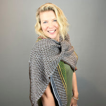 Load image into Gallery viewer, Slip Stitch Party Shawl Knitting Kit | Rowan Felted Tweed