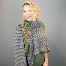 Load image into Gallery viewer, Slip Stitch Party Shawl Knitting Kit | Rowan Felted Tweed