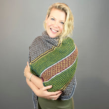 Load image into Gallery viewer, Slip Stitch Party Shawl Knitting Kit | Rowan Felted Tweed