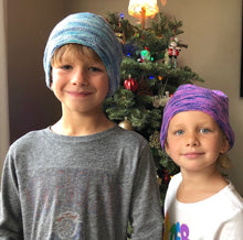 Load image into Gallery viewer, Koigu Kids Hat Knitting Kit | Koigu Premium Merino & Knitting Pattern (#354)