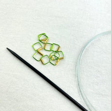 Load image into Gallery viewer, Beaded Stitch Markers | Large Square