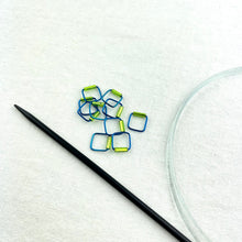 Load image into Gallery viewer, Beaded Stitch Markers | Large Square
