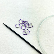 Load image into Gallery viewer, Beaded Stitch Markers | Large Square