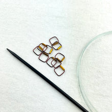Load image into Gallery viewer, Beaded Stitch Markers | Large Square