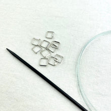 Load image into Gallery viewer, Beaded Stitch Markers | Large Square