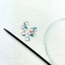 Load image into Gallery viewer, Beaded Stitch Markers | Small Square