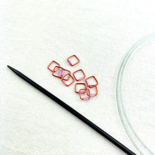 Load image into Gallery viewer, Beaded Stitch Markers | Small Square