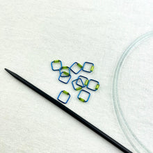 Load image into Gallery viewer, Beaded Stitch Markers | Small Square