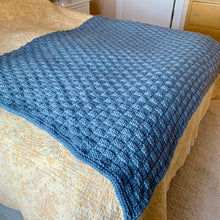 Load image into Gallery viewer, Ushya Basketweave Throw Knitting Kit | Mirasol Ushya & Knitting Pattern (#365)