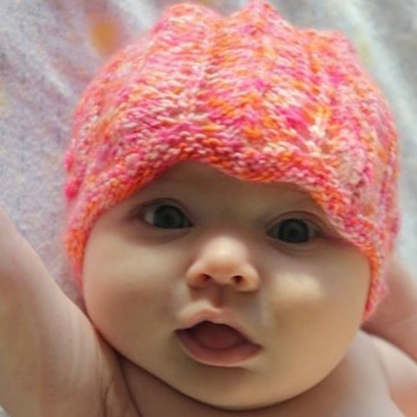 Chevron Baby Hat Knitting Kit | Mrs. Crosby Satchel & Knitting Pattern (#290)