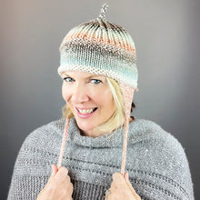 Load image into Gallery viewer, Iris Hat (Entropy Version) Knitting Kit | Entropy Bulky & Knitting Pattern (#149)