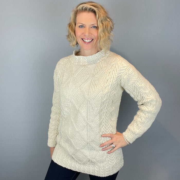 Inishmore Sweater Knitting Kit | Queensland Kathmandu Aran