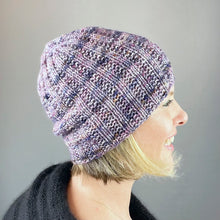 Load image into Gallery viewer, Cashmere Broken Rib Beanie Knitting Kit | Jade Sapphire Zageo Cashmere & Knitting Pattern (#392)