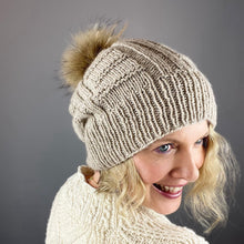 Load image into Gallery viewer, Column & Ridge Hat Knitting Kit | mYak Baby Yak Medium & Knitting Pattern (#306)