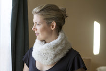 Load image into Gallery viewer, Rabbit Fur Cowl Knitting Kit | Furaz Rabbit Fur Yarn &amp; Knitting Pattern (#198)
