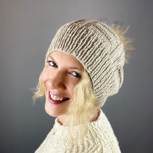 Load image into Gallery viewer, Column & Ridge Hat Knitting Kit | mYak Baby Yak Medium & Knitting Pattern (#306)