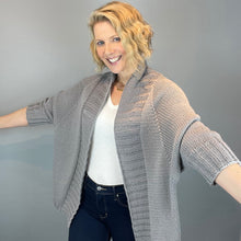 Load image into Gallery viewer, Oversized Shawl Collar Seamless Cardigan Knitting Kit | Stacy Charles Patti & Knitting Pattern (#351)