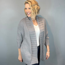 Load image into Gallery viewer, Oversized Shawl Collar Seamless Cardigan Knitting Kit | Stacy Charles Patti &amp; Knitting Pattern (#351)
